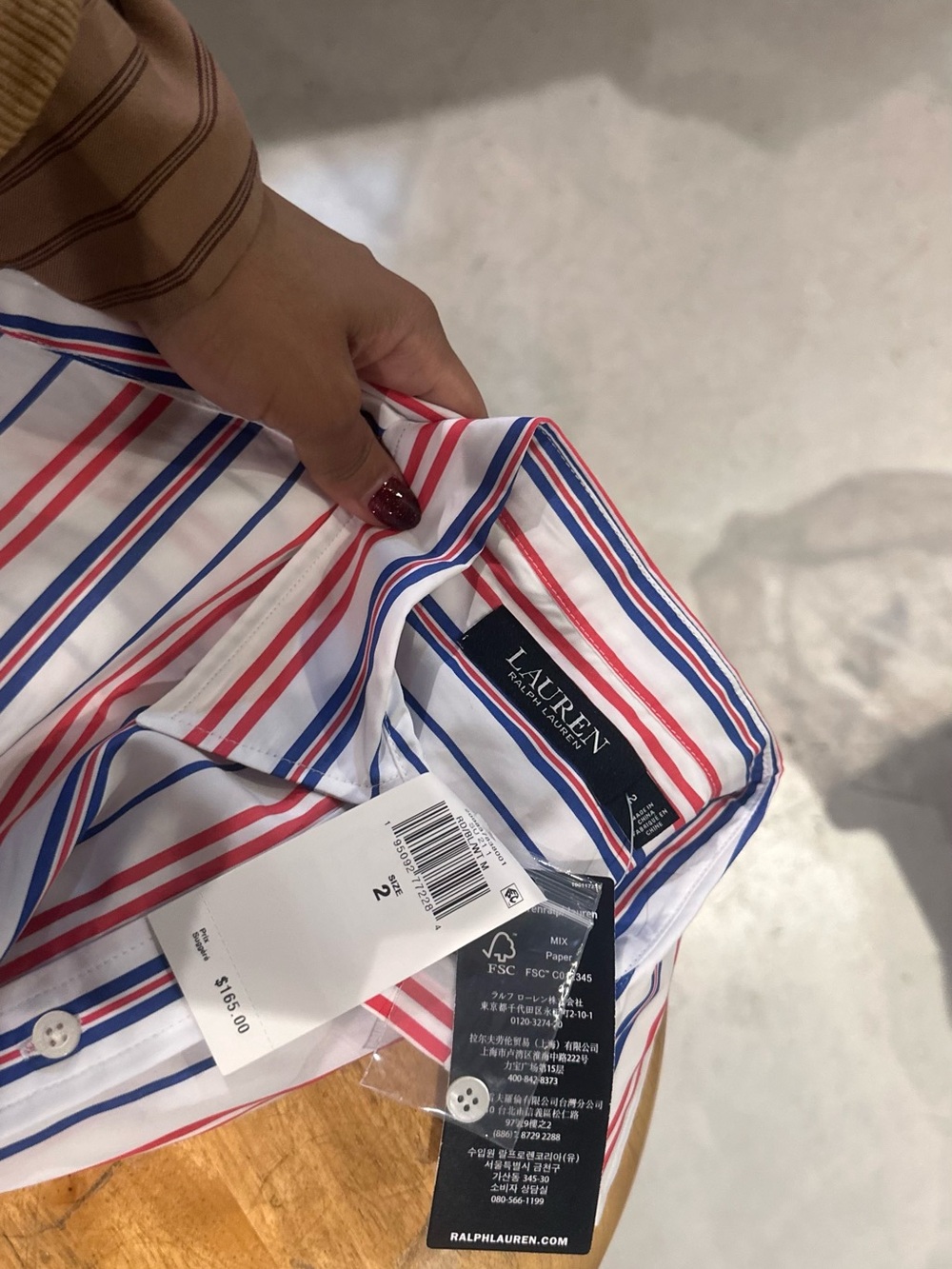 Ralph Lauren Striped Cotton Broadcloth
Shirtdress - Picture 3 of 7